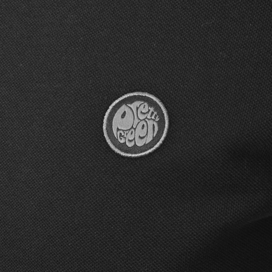 Alternative Image for ProductPretty Green Paisley Carver Polo T Shirt Black3